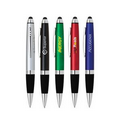 Twist action plastic stylus pen